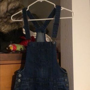 Denim overalls